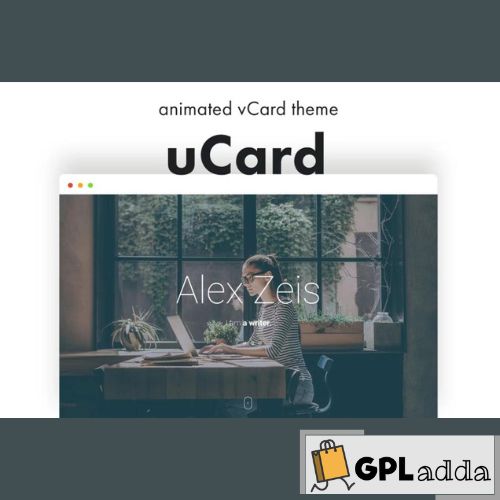 uCard – Animated vCard WordPress Theme