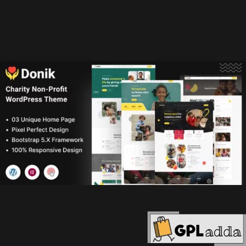 Donik – Charity & Fundraising WordPress Theme