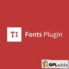 Fonts Plugin Pro