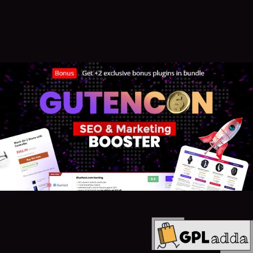 Gutencon – Marketing and SEO Booster, Listing Tables, Review Builder for Gutenberg