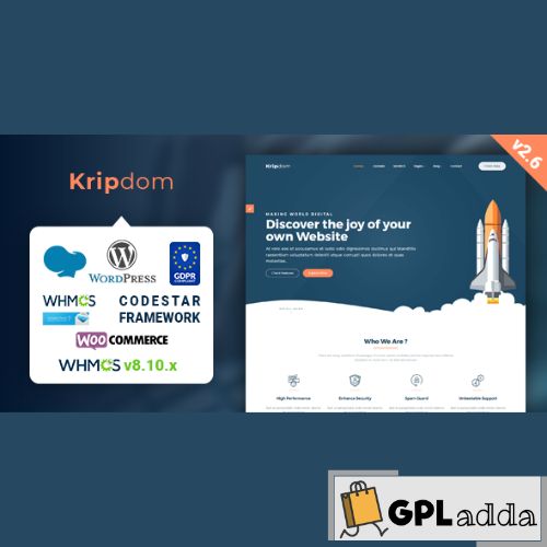 Kripdom – Responsive Web Hosting and WHMCS Themes