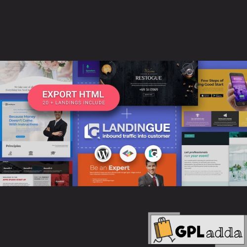 Landingue – Landing and One Page Builder Plugin for WordPress Site