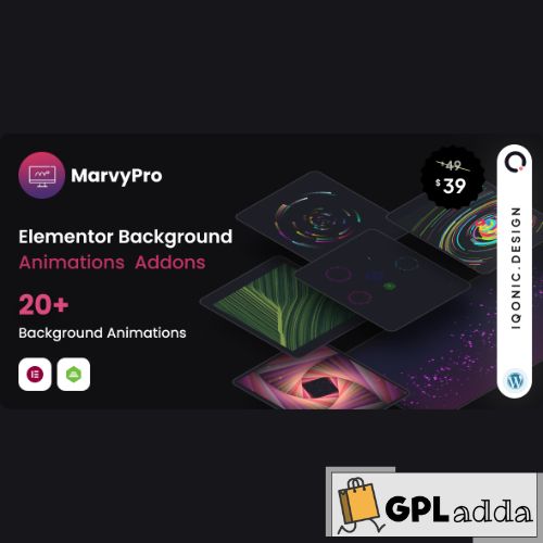 MarvyPro – Background Animations for Elementor