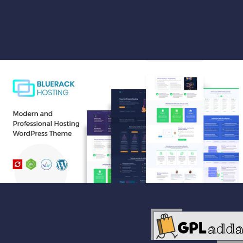 Bluerack - Modern Hosting WordPress Theme