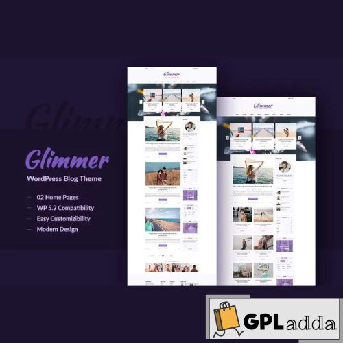 Glimmer Blogging Theme