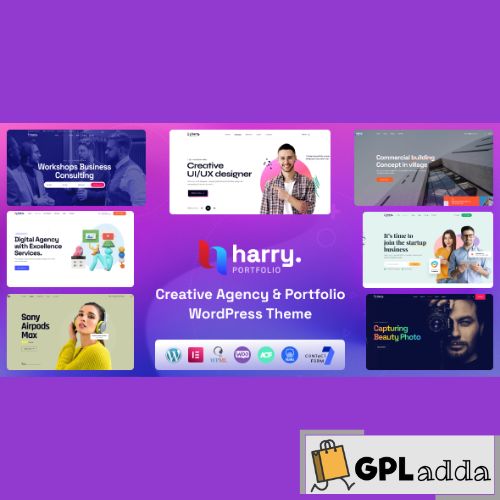 Harry - Creative Agency & Portfolio WordPress Theme + RT