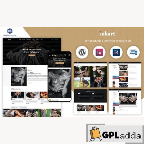 InkArt – Tattoo Studio Artist WordPress WordPress Theme