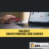 JValidate Envato Purchase Code Verifier Plugin for WordPress