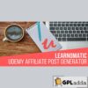 Learnomatic – Udemy Affiliate Plugin for WordPress