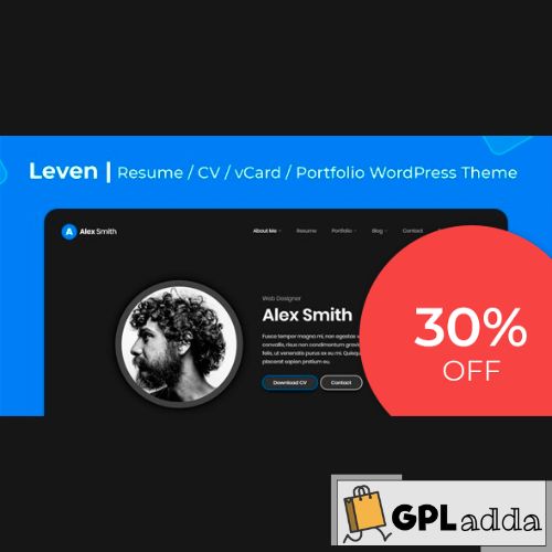 Leven - CVResume Theme