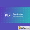 Pro Icons for Gutenberg WordPress Editor