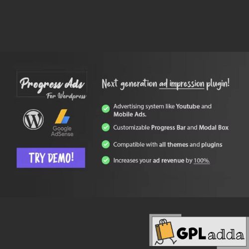 Progress Ads – WordPress Adsense & Banner Plugin