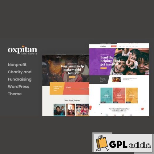 Oxpitan - Nonprofit Charity WordPress Theme