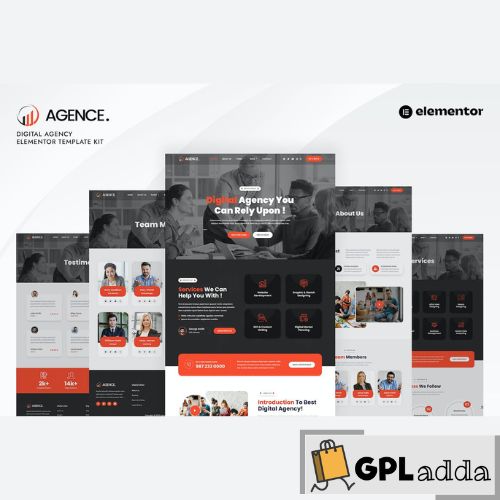 Agence - Digital Agency Elementor Pro Template Kit