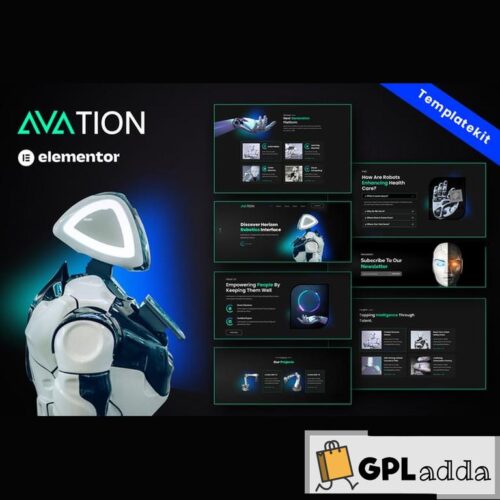 AVATION - Robotics & Artificial Intelligence Elementor Template Kit