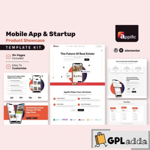 Appific - App Showcase Elementor Template Kit