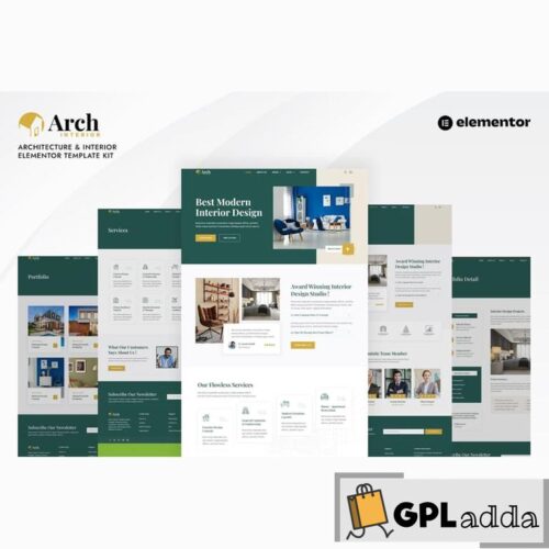 Archinterior - Interior Design & Architecture Template Kit