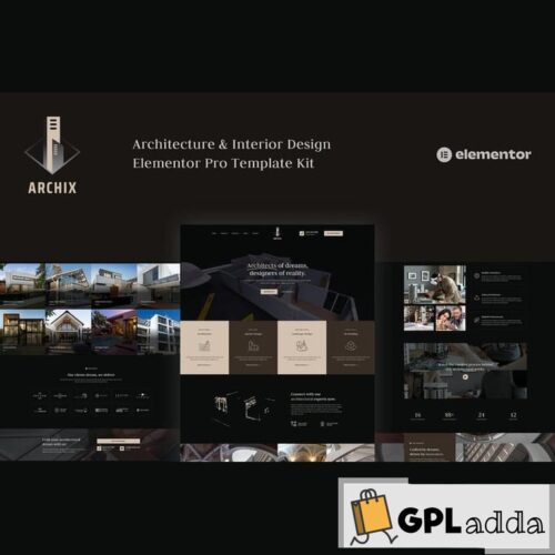 Archix - Architecture & Interior Design Elementor Pro Template Kit