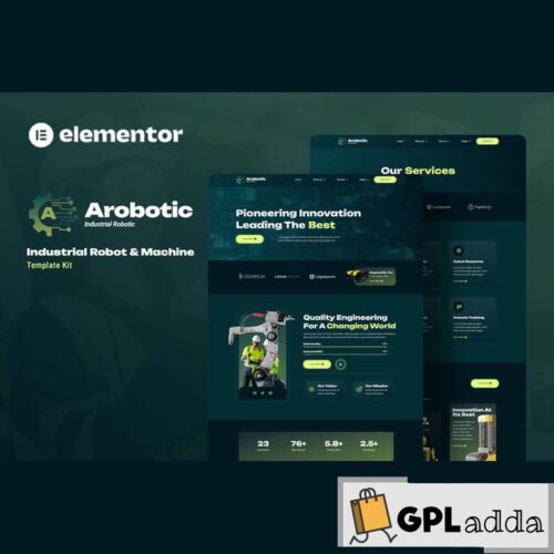 Arobotic - Industrial Robot & Machine Elementor Template Kit