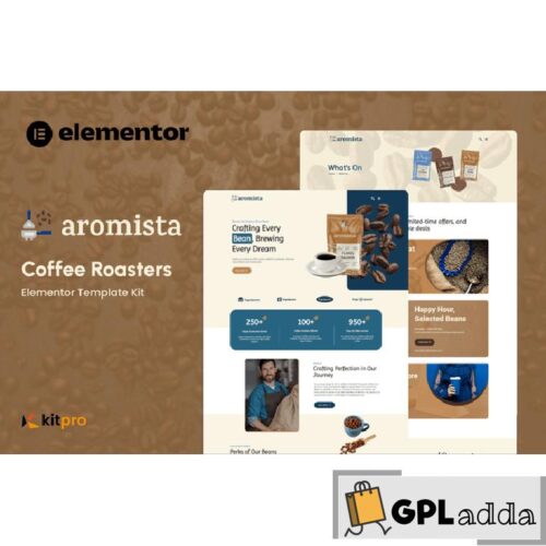 Aromista - Coffee Roasters Elementor Template Kit