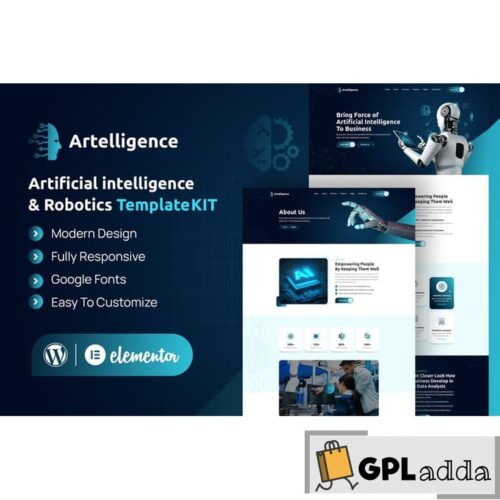 Artelligence - AI & Robotics Elementor Template Kit