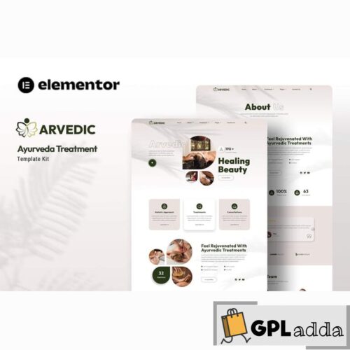 Arvedic - Beauty Treatment Elementor Template Kit