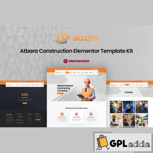 Atbara - Construction Elementor Template Kit