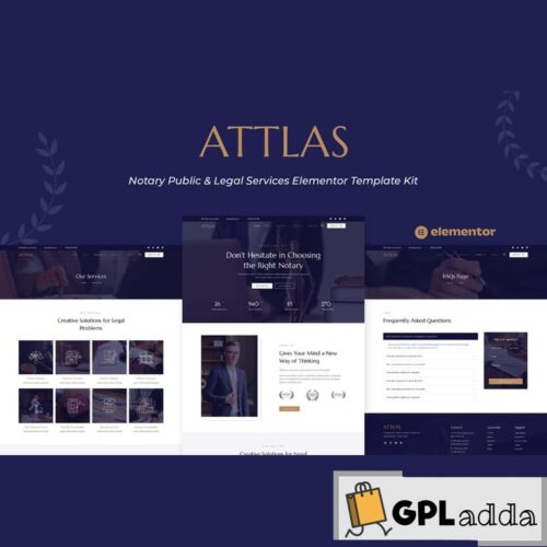 Attlas - Notary Public & Legal Services Elementor Template Kit