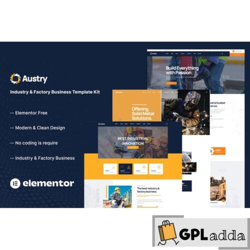 Austry - Industry & Factory Business Elementor Template Kit