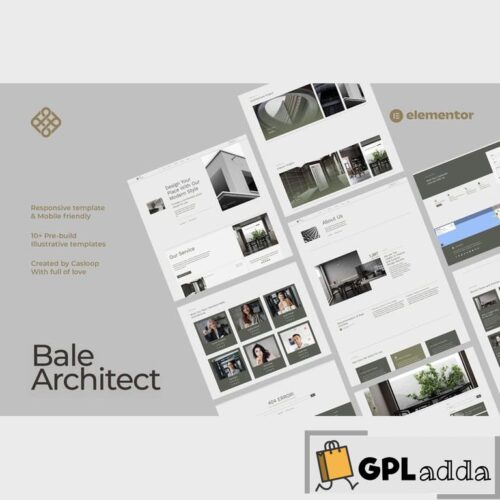 Bale - Architect Elementor Template Kit