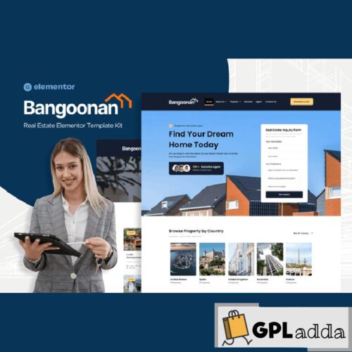 Bangoonan - Real Estate & Property Elementor Template Kit