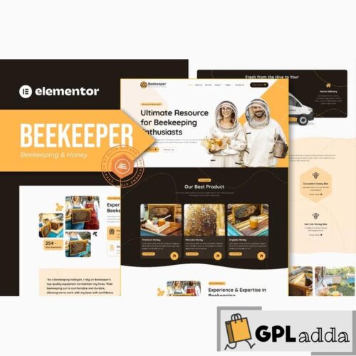 Beekeeper - Beekeeping & Honey Elementor Template Kit