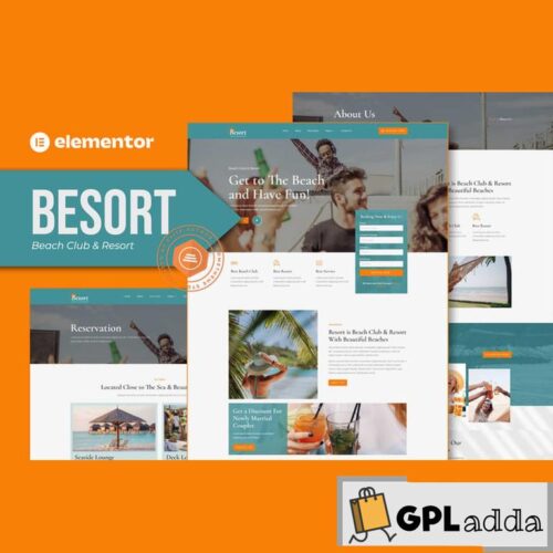 Besort - Beach Club & Resort Elementor Template Kit