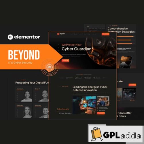 Beyond - IT & Cyber Security Elementor Template Kit