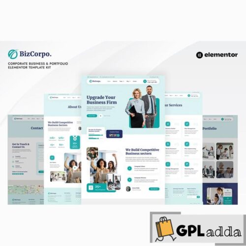 Bizcorpo - Corporate Business & Portfolio Elementor Template Kit