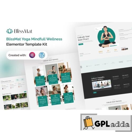 BlissMat - Yoga & Wellness Elementor Template Kit