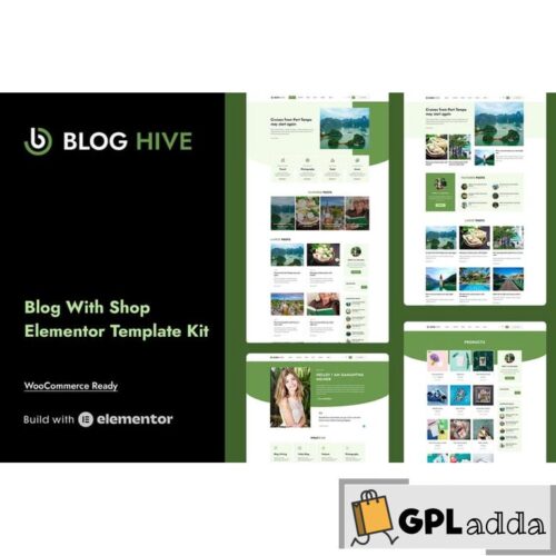 Blog Hive - Personal Blog Elementor Template Kit