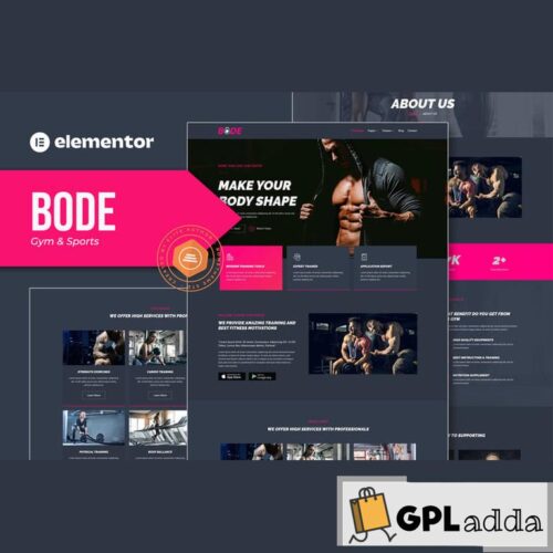 Bode - Gym & Sports Elementor Template Kit