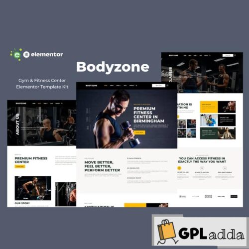 Bodyzone - Gym and Fitness Center Elementor Template Kit