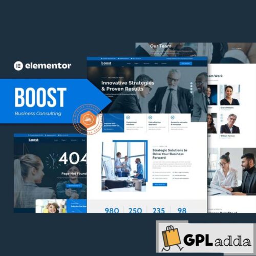 Boost - Business Consulting Elementor Template Kit