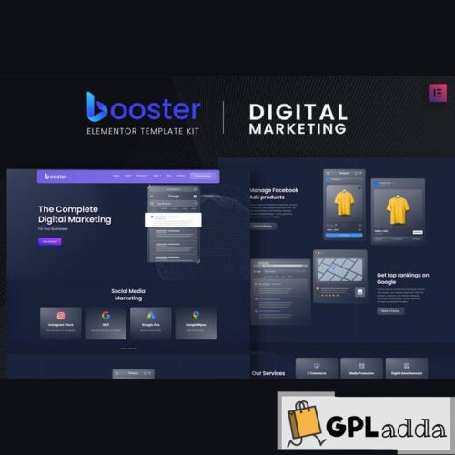 Booster - Digital Marketing Elementor Template Kit