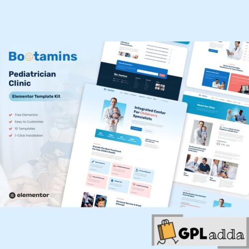 Bootamins - Pediatrician Clinic Template Kits