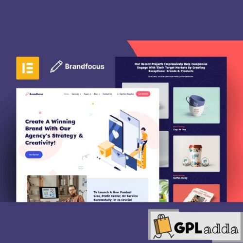 Brandfocus - Branding Agency Elementor Pro Template Kit