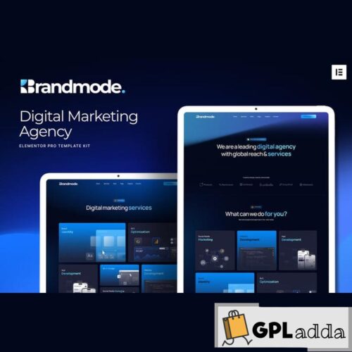 Brandmode - Digital Marketing Agency Elementor Template Kit