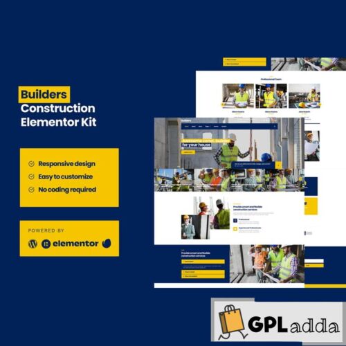 Builders - Construction Elementor Pro Template Kit