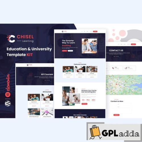 Chisel - Education & University Elementor Template Kit