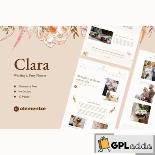 Clara - Wedding & Party Planner Template Kit