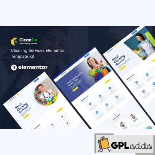 Cleanco - Cleaning Service Elementor Template Kit