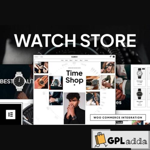 Clocki - Watch Store Elementor Pro Template Kit