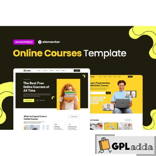 Collab - Online Courses Elementor Template Kit